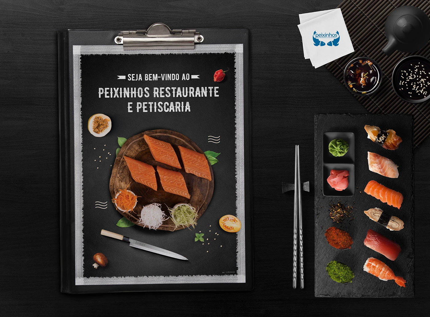 Project detail — Peixinhos III · Novo Cardápio