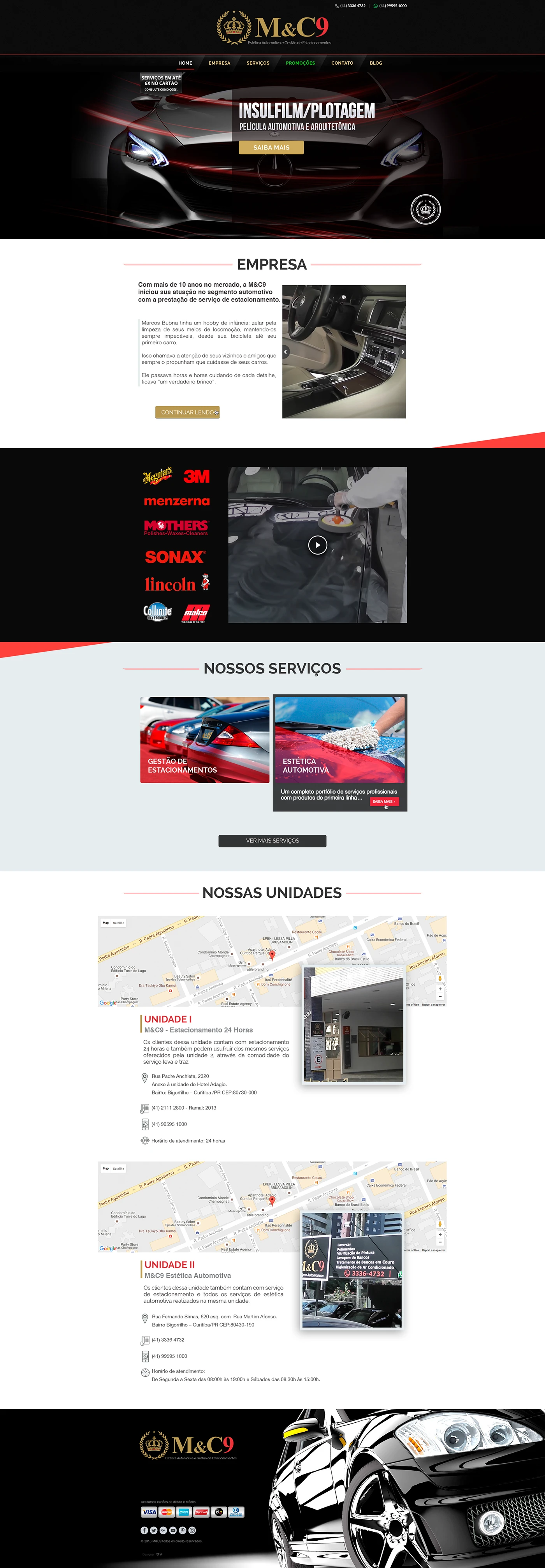 Project detail — M&C9 · Estética Automotiva